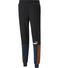 Мужские спортивные брюки Puma Ess+ Block Sweatpants Black Blue Orange 849037 71