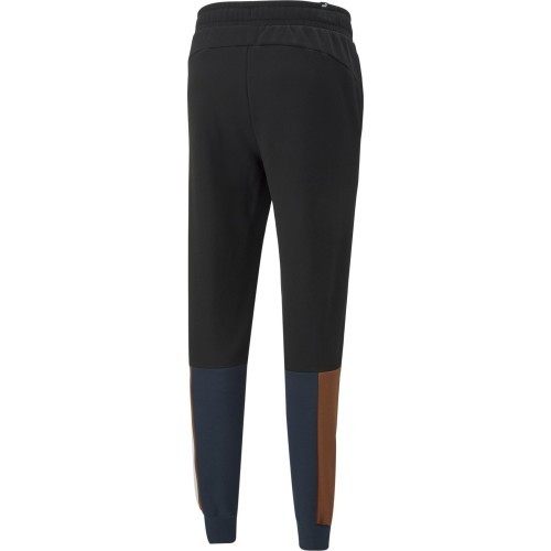 Puma Men's Sweatpants Ess+ Block Black Blue Orange 849037 71
