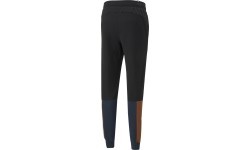 Puma Men's Sweatpants Ess+ Block Black Blue Orange 849037 71