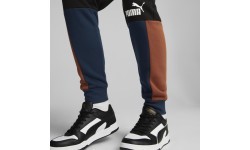 Мужские спортивные брюки Puma Ess+ Block Sweatpants Black Blue Orange 849037 71