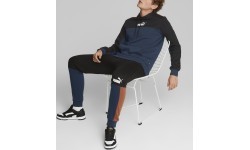 Мужские спортивные брюки Puma Ess+ Block Sweatpants Black Blue Orange 849037 71