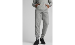 Мужские спортивные брюки Puma Ess Logo Pants Tr серые 586716 03