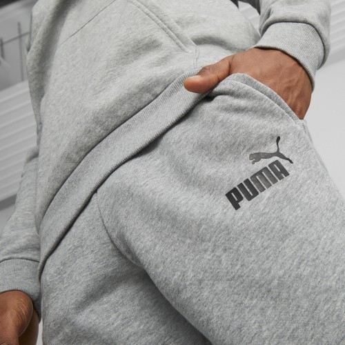 Мужские спортивные брюки Puma Ess Logo Pants Tr серые 586716 03