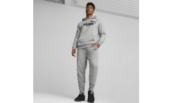 Мужские спортивные брюки Puma Ess Logo Pants Tr серые 586716 03
