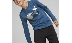 Puma Alpha Longsleeve Tee Junior Blue 670103 17