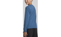 Puma футболка подростковая Alpha Longsleeve Tee синяя 670103 17