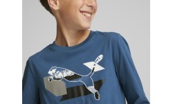 Puma Alpha Longsleeve Tee Junior Blue 670103 17
