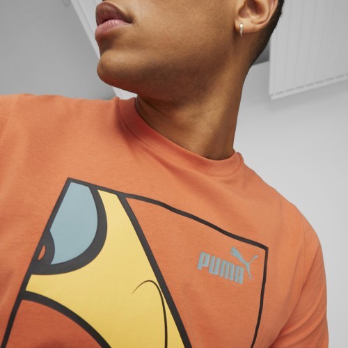 Мужская футболка Puma Graphics Court Tee Chili Orange 674481 94