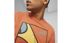 Мужская футболка Puma Graphics Court Tee Chili Orange 674481 94