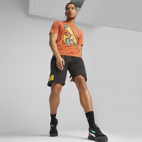 Мужская футболка Puma Graphics Court Tee Chili Orange 674481 94