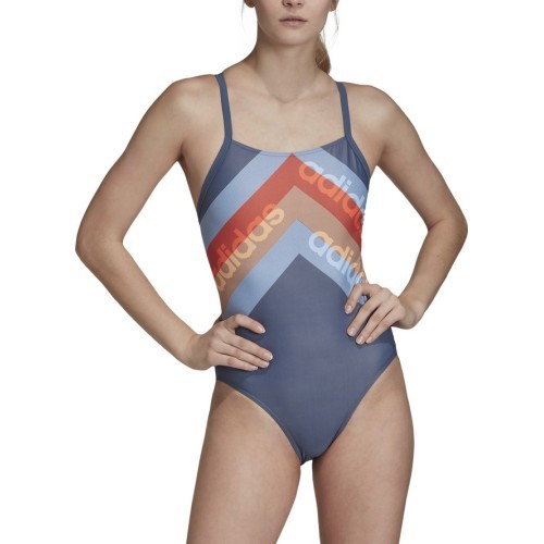 Adidas Maudymosi Kostiumėlis Fit 1Pc Lin Blue DY5892
