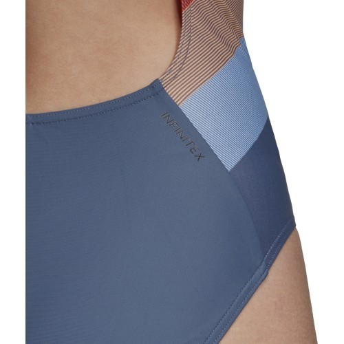 Купальник Adidas Fit 1Pc Lin, синий DY5892