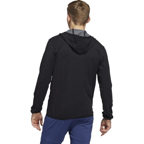 Мужская толстовка Adidas City Flc F/Z Hd черная FS4102