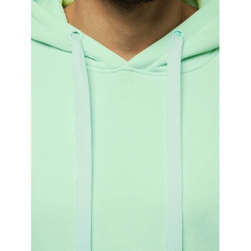 Мужская флисовая толстовка J.Style, мятная, 68B2009-61
