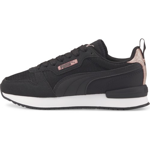 Puma R78 Metallic Jr подростковые кроссовки чёрные 383931 01