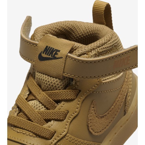 Nike Court Borough Mid 2 Kids' Shoes Brown CD7784 701