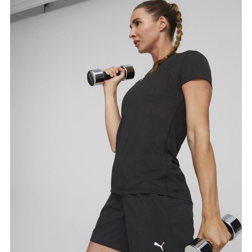 Puma Treniruočių Palaidinė Moterims Train All Day Tee Black 522344 01