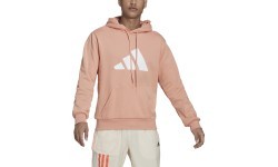 Adidas Future Icons 3-Bar Hoodie Men's Peach H39805