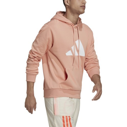 Adidas Future Icons 3-Bar Hoodie Men's Peach H39805
