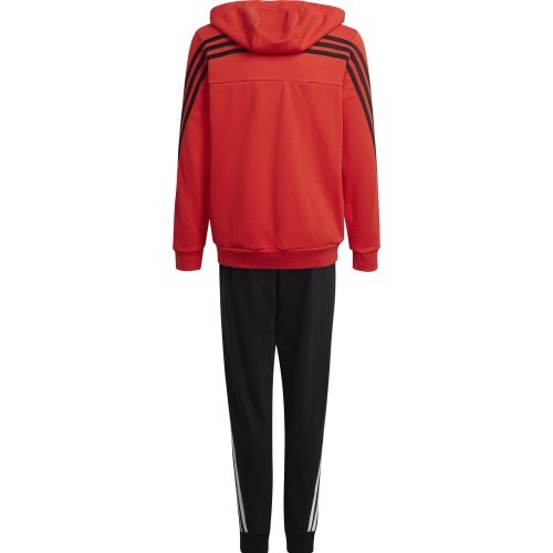 Adidas Sportinis Kostiumas Paaugliams B Cotton Ts Black Red HF4509