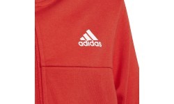Спортивный костюм для подростков Adidas B Cotton TS, чёрно-красный, HF4509