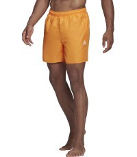 Мужские плавательные шорты Adidas Solid CLX Short SL оранжевые HA0375