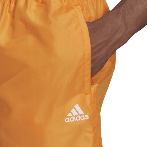 Мужские плавательные шорты Adidas Solid CLX Short SL оранжевые HA0375
