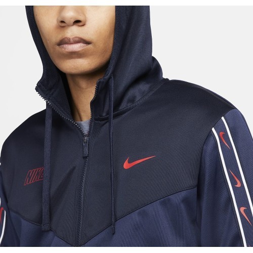 Мужская толстовка Nike M NSW Repeat SW PK FZ Hoody Navy DX2025 410
