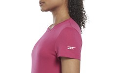 Reebok Wor Comm Cotton Tee Women's Top Pink HI6913