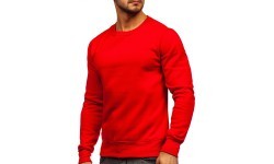 J.Style Men's Sweatshirt Red 68B10001-18