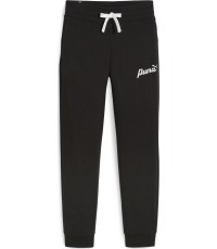 Женские спортивные брюки Puma ESS+ Script Pants чёрные 679350 01