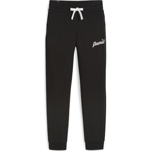 Женские спортивные брюки Puma ESS+ Script Pants чёрные 679350 01