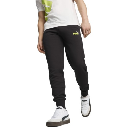 Puma мужские спортивные брюки Ess+ 2 Col Logo Pants Black 586768 59