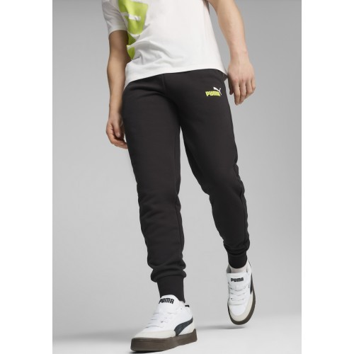 Puma Men's Sports Pants Ess+ 2 Col Logo Pants Black 586768 59