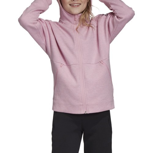 Adidas YG ID Sta FZ Teen Sweatshirt Pink DV0298