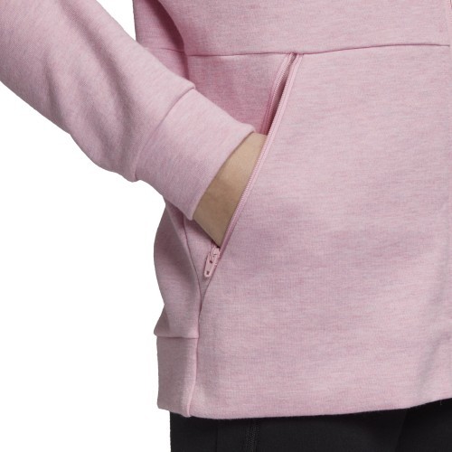 Толстовка для подростков Adidas YG ID Sta FZ, розовая DV0298