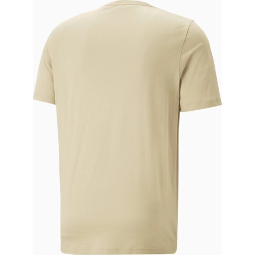 Puma Cotton Men's T-Shirt Ess Logo Tee Cream 586667 85