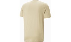 Puma Cotton Men's T-Shirt Ess Logo Tee Cream 586667 85