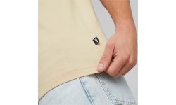 Puma Cotton Men's T-Shirt Ess Logo Tee Cream 586667 85
