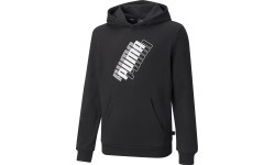 Puma Power Logo Hoodie for Teens, Black 847297 01