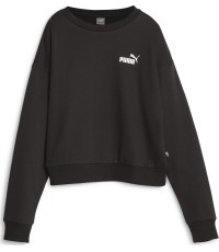 Женский свитшот Puma Ess+ Relaxed Crew FL чёрный 676801 01