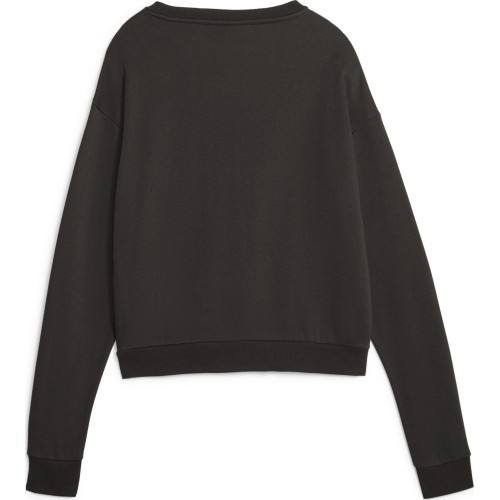 Puma Ess+ Relaxed Crew FL Women's Sweatshirt Black 676801 01