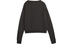 Puma Ess+ Relaxed Crew FL Women's Sweatshirt Black 676801 01