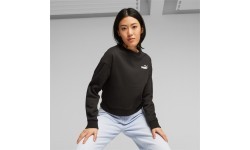 Женский свитшот Puma Ess+ Relaxed Crew FL чёрный 676801 01