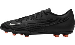 Мужские футбольные бутсы Nike Phantom GX Club FG/MG, чёрно-оранжевые, DD9483 010
