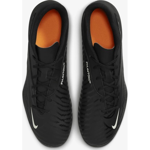 Мужские футбольные бутсы Nike Phantom GX Club FG/MG, чёрно-оранжевые, DD9483 010