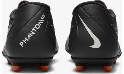Мужские футбольные бутсы Nike Phantom GX Club FG/MG, чёрно-оранжевые, DD9483 010