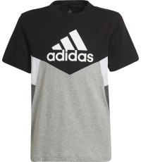 Adidas B Cb T Ess Juniors' T-shirt Black Grey HA4025