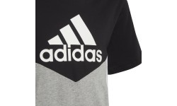 Футболка подростковая Adidas B Cb T Ess черно-серая HA4025