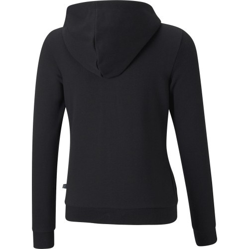 Толстовка Puma для девочек Ess+ Logo Full-Zip Hoodie Black 587048 01